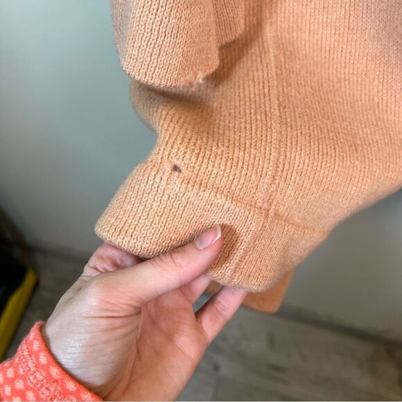 ✨ Women’s Tan Heavyweight Open Front Cardigan Sweater - Picture 8 of 13